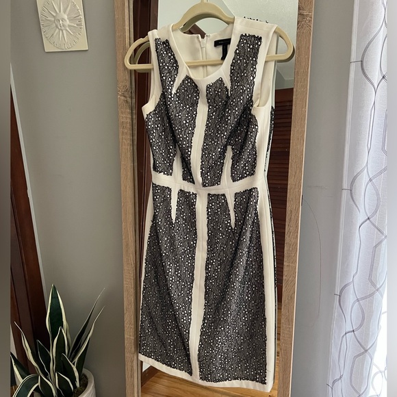 black lace dress below the knee Bandage Strappy Dress main image 0